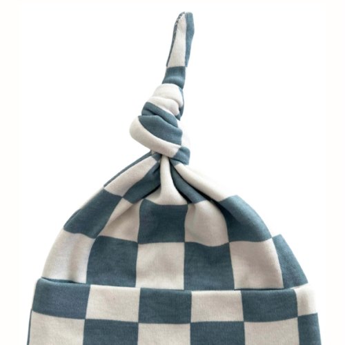 Blueberry Muffin Checkerboard / Organic Beanie – SpearmintLOVE