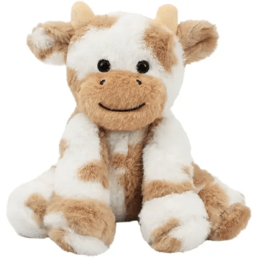Amazon.com: Hopearl Adorable Plush Cow Toy Floppy Dairy Cattle Soft Stuffed Animal Cute Birthday for Boys Girls Kids Toddlers, Light Brown, 9'' : Toys & Games