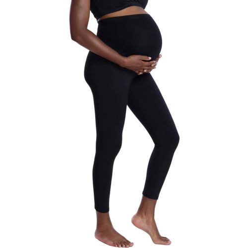 Motherhood Maternity Women's Essential Stretch Full Length Secret Fit Over The Belly Pregnancy Legging