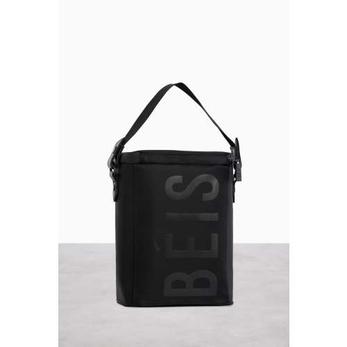 BÉIS 'The Bottle Cooler' In Black - Insulated Baby Bottle Cooler Bag | BÉIS Travel CA