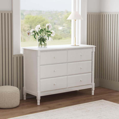 Jenny Lind Spindle 6-Drawer Dresser – DaVinci Baby