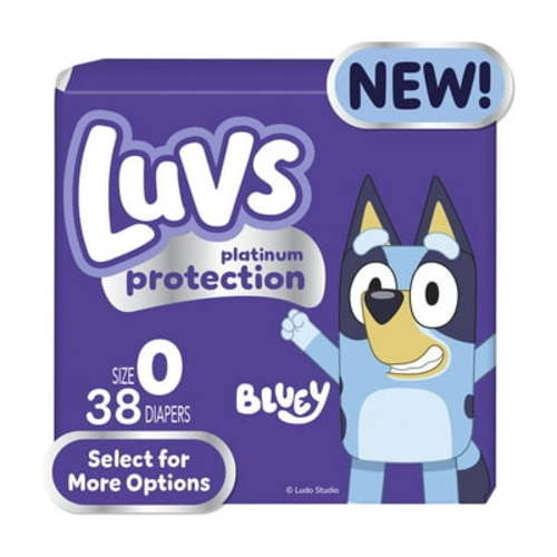 Luvs Platinum Protection Baby Diapers Size Newborn, 38 Count (Select for More Options)
