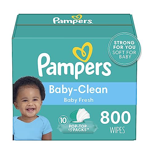pampers baby fresh baby wipes 800 ct OLD