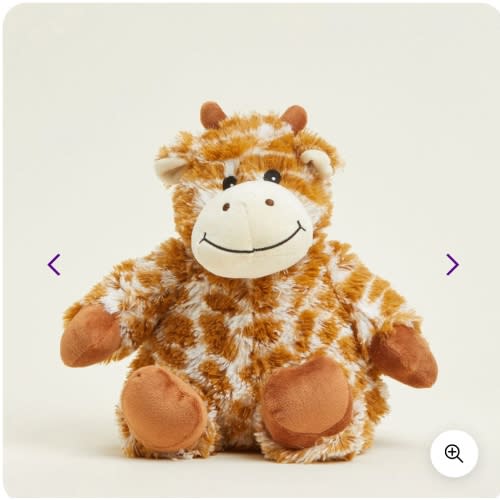 Weighted Giraffe Warmies | Microwavable Giraffe Warmies Stuffed Animal