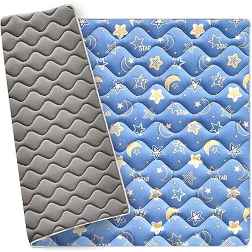 Premium Foam Baby Play Mat 50" X 50", Thick One-Piece Crawling Mat, Odorless Baby Mat Floor Mat, Non-Slip Cushioned Baby Playmat for Infants,Babies,Toddlers. Machine Washable for Easy Care.