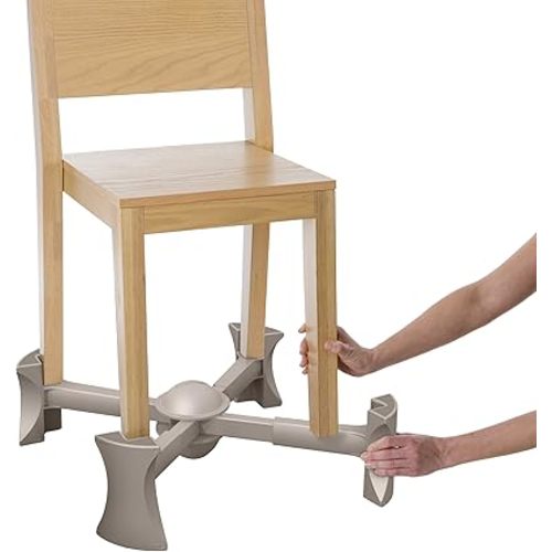 Booster Seat for Kitchen Chair, Natural – Goes Under The Chair – Portable Booster for Toddlers and Grown Ups