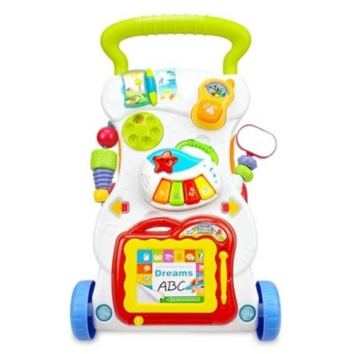 Swtroom Baby Push Walker Sit to Stand Toddler Learning Walking Toys for 6 12 24 Months