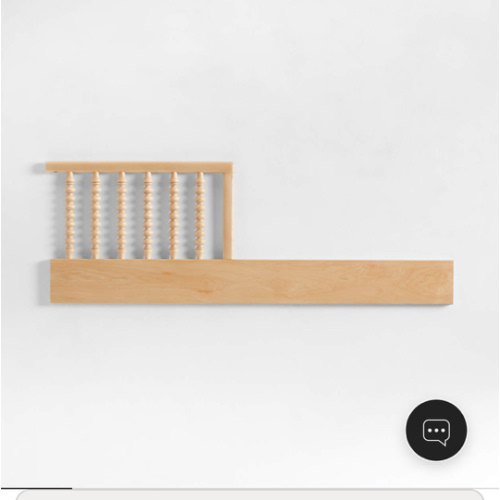 Jenny Lind Maple Wood Spindle Toddler Bed Rail