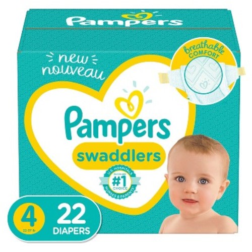 Pampers Swaddlers Diapers - (Select Size and Count)
