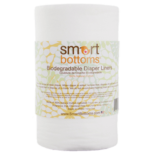 Smart Bottoms' Biodegradable Cloth Diaper Liners