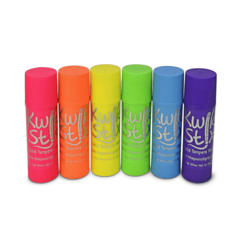 Neon Jumbo Tempera Paint Sticks - Set of 6