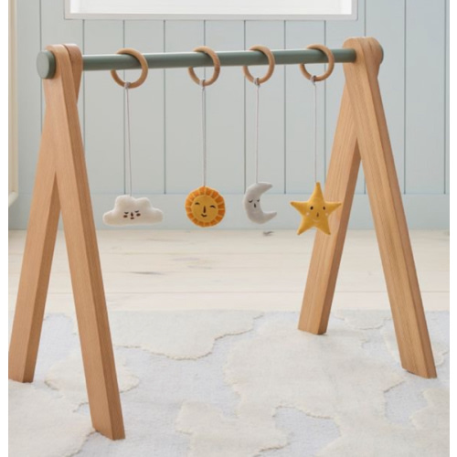 Pine Baby Gym & Baby Gym Sensory Accessories | West Elm