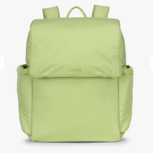Diaper Backpack with Laptop Sleeve - LIME