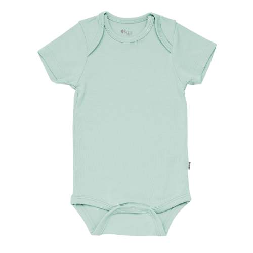 Short Sleeve Bodysuit in Sage | 3-6 mo