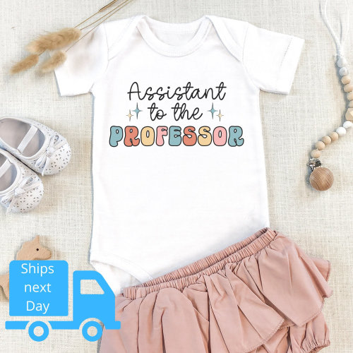 Professor bodysuit, cute professor baby gift, Profession, baby shower gift, gift for new dad, mom gift, gift for professor, baby reveal
