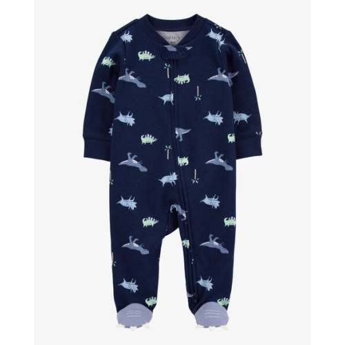 Baby Dinosaur 2-Way Zip Cotton Sleep & Play Pajamas - Carter's | Carter's