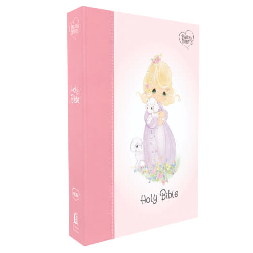 First Communion Gift, Pink NKJV Bible For Girls, “Small Hands”, #1518-5