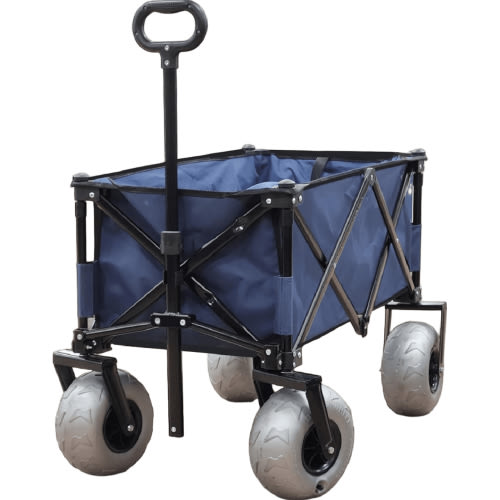 Rangland Beach Wagon with Big Wheels for Sand - All Terrain Steel Frame Utility Cart