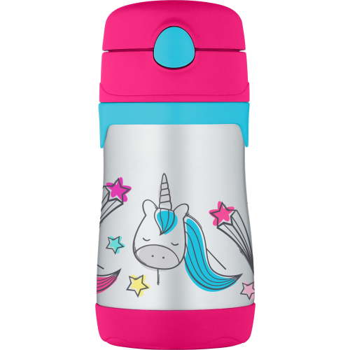 Thermos 10 oz. Vacuum Insulated Stainless Steel Straw Bottle - Unicorn