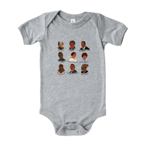 Historical Black Figures Onesie