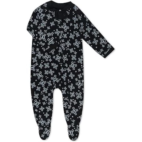 HonestBaby Celebration Sleep & Play Footed One-Piece Pajama Sleeper 100% Organic Cotton