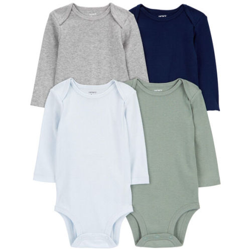 Baby 4-Pack Long-Sleeve Original Bodysuits - Carter's | Carter's