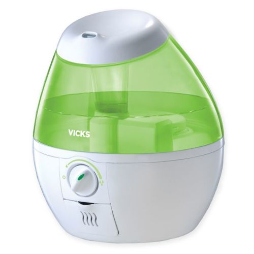 Vicks® Mini Cool Mist Filter-Free Humidifier in White/Green