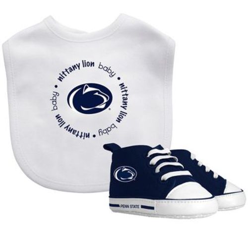 Baby Fanatic 2 Piece Bid And Shoes - Ncaa Penn State Nittany Lions - White Unisex Infant Apparel
