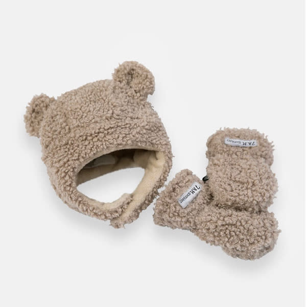 Cub Set - Teddy | Hat & Mittens