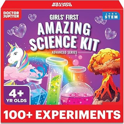 Doctor Jupiter Girls' First Amazing Science Experiments Kit for Ages 4+