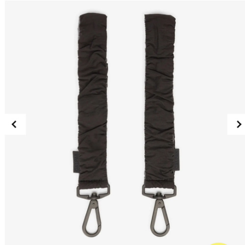 Stroller Straps for Diaper Bag (Set of 2) - BLACK