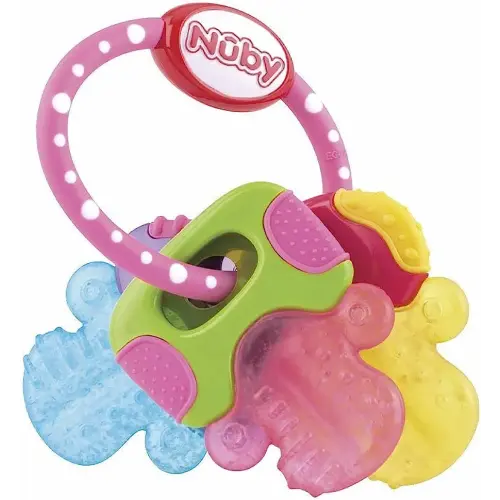 Nuby Ice Gel Teether Keys, 1 Count (Pack of 1)