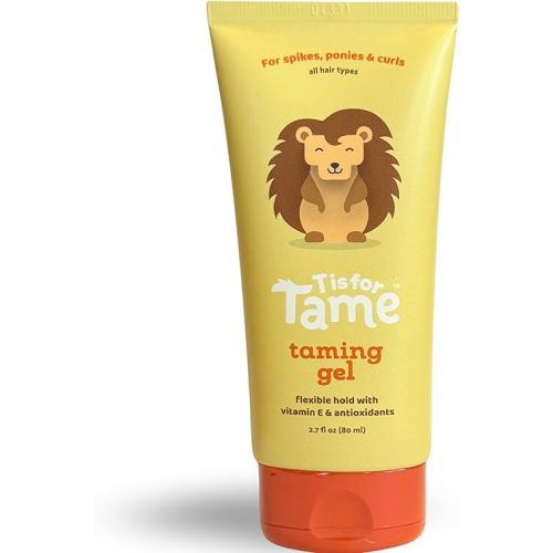 T is for Tame - Kids Hair Styling Gel, All-Natural Alcohol-Free Hair Gel for Kids & Toddlers (2.7 Fl Oz Pack of 1)
