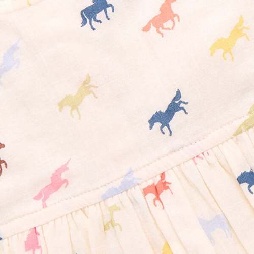 Baby Girls Charlie Bubble, Multi Tiny Horses - Pink Chicken | Maisonette