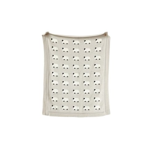 Rosalind Wheeler Kiley Sheep 100% Cotton Blanket & Reviews | Wayfair