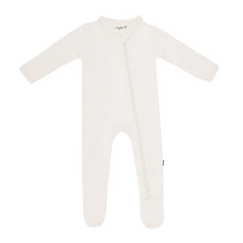 Kyte Baby Zippered Footie - Oat