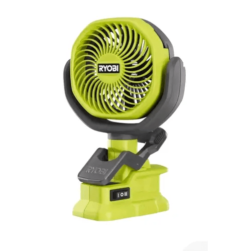 Birsppy RYOBI 18V ONE+ Cordless 4 in Clamp Fan (Tool Only)