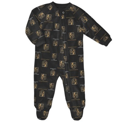 NHL Vegas Golden Knights Baby Boys' Blanket Sleeper - 0-3M: Sports Team Logo Knit Bodysuit