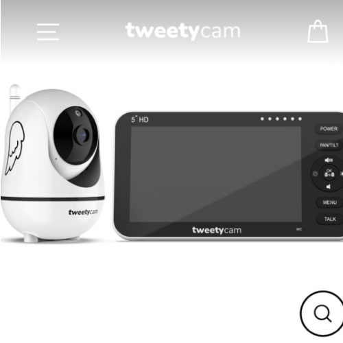 Tweetycam Baby monitor with camera