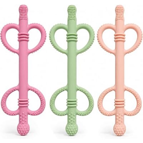 YAPROMO 3Pcs Teether Toys for 0-18 Months Babies