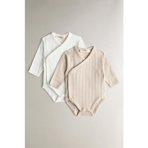 SET OF BODYSUITS - Taupe gray