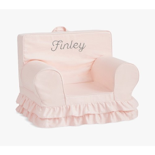 Anywhere Chair®, Dusty Blush Ruffle Slipcover Only