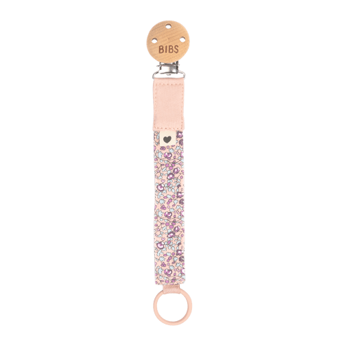 BIBS x LIBERTY Pacifier Clip - Eloise Blush