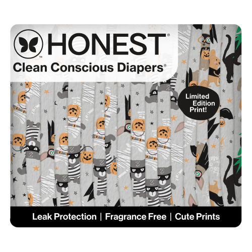 Honest Wetness Indicator Diapers - Plant-Based & Fragrance-Free | Honest