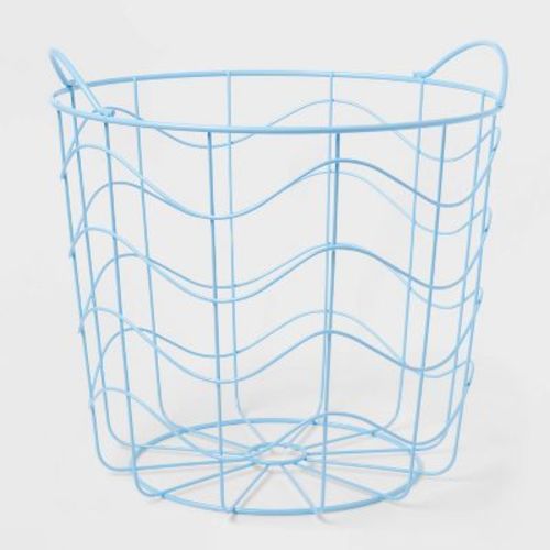 Large Kids' Wave Wire Storage Blue - Pillowfort™