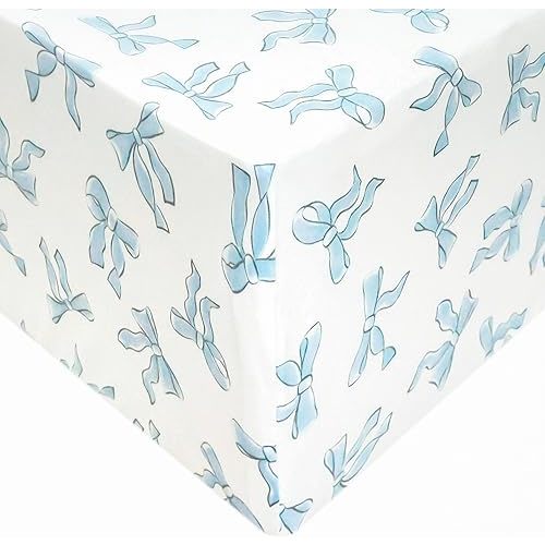Premium Fitted Knit Crib Sheet/Toddler Sheet "Daphne" by Copper Pearl