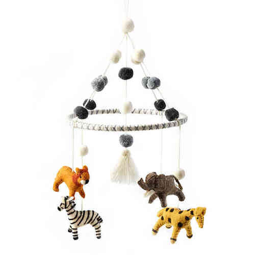 Mud Pie® Felt Safari Mobile