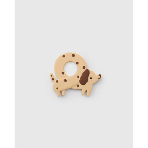 Silicone Teether Single - Pretzel Dog