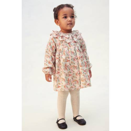 COTTON DRESS WITH COLLAR