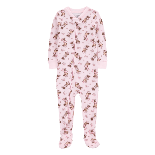 Baby 1-Piece Minnie Mouse 100% Snug Fit Cotton Footie Pajamas - Carter's | Carter's